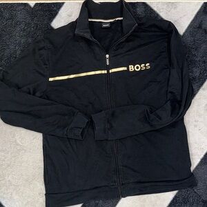 Boss Black Jacket with Gold Detail